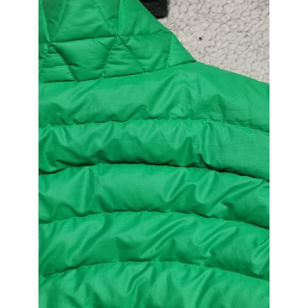 Patagonia Puffer Vest Womens Medium Green Full Zip Goose Down Lightweight Pocket - Picture 14 of 16